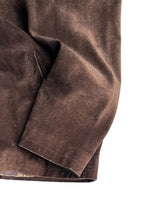 画像をギャラリービューアに読み込む, 90'S SUEDE LEATHER JACKET W/CHECK LINER / BROWN [SIZE: L USED]
