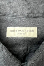 画像をギャラリービューアに読み込む, MADE IN HUNGARY HERRINGBONE TWILL COTTON FLANNEL L/S SHIRT / BLACK [SIZE: 46 USED]
