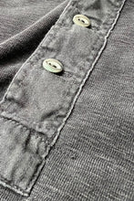 画像をギャラリービューアに読み込む, Y2K EARLY 00'S L/S HENLEY NECK T-SHIRT / BLACK [SIZE: M USED]
