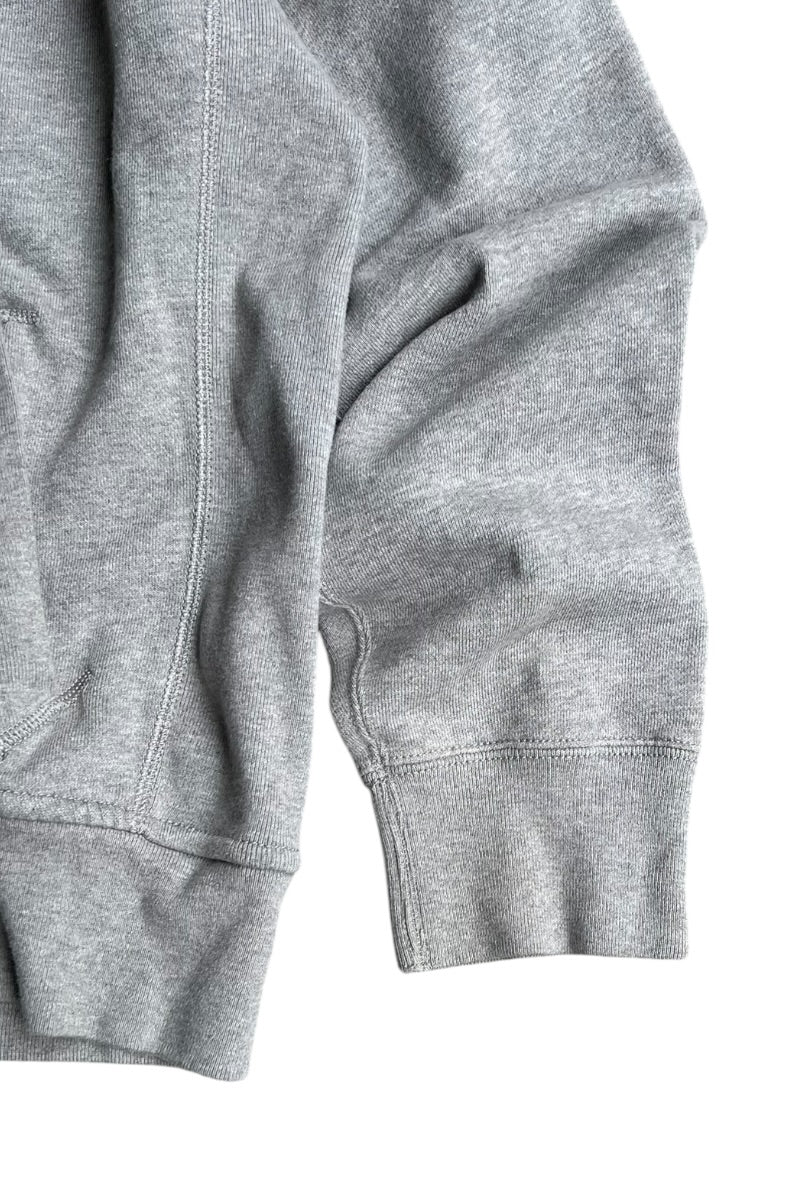 90'S ZIP HOODIE SWEATSHIRT / GRAY [SIZE: L USED]