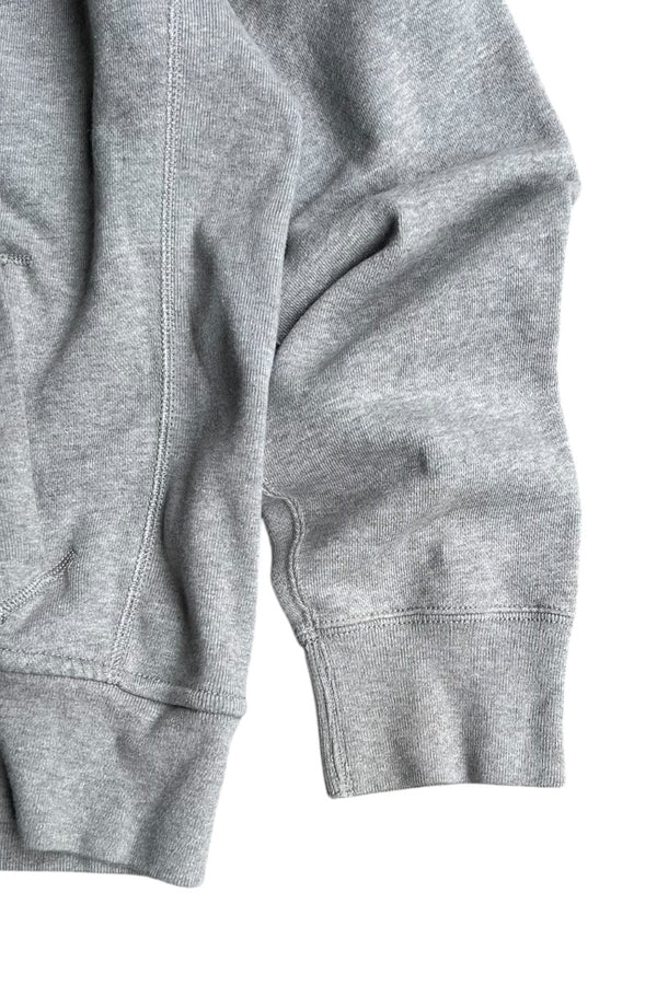 90'S ZIP HOODIE SWEATSHIRT / GRAY [SIZE: L USED]