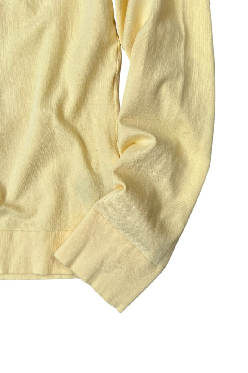 17-18'S MADE IN ITALY 205W39NYC TURTLE NECK CUT SEW / YELLOW [SIZE: S USED]