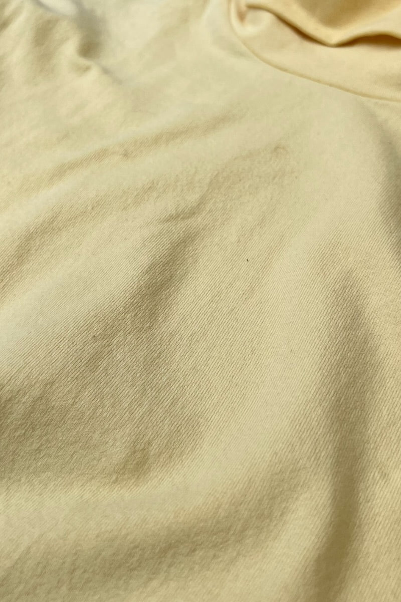 17-18'S MADE IN ITALY 205W39NYC TURTLE NECK CUT SEW / YELLOW [SIZE: S USED]
