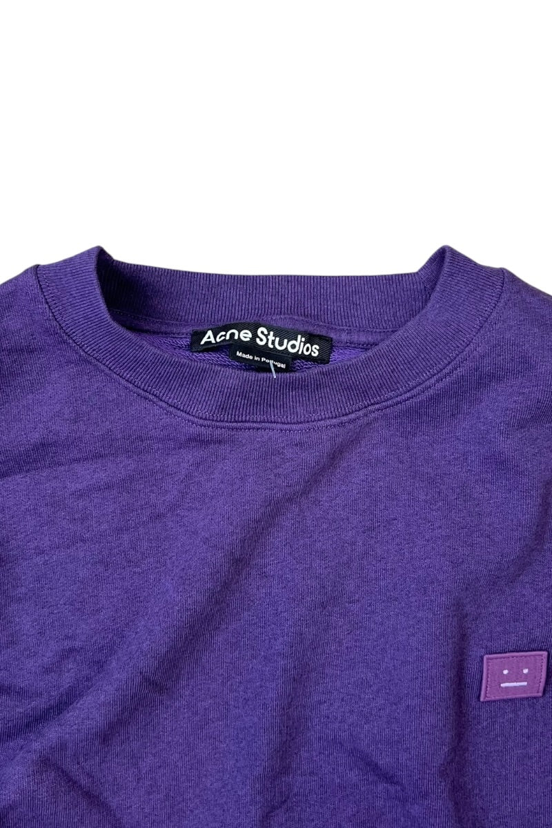 MADE IN PORTUGAL TONY FACE SWEATSHIRT / PURPLE [SIZE: L USED]