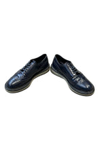 画像をギャラリービューアに読み込む, WING TIP AIR SOLE LEATHER SNEAKERS / NAVY [SIZE: US8.5 (27.5cm相当) USED]
