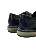 画像をギャラリービューアに読み込む, WING TIP AIR SOLE LEATHER SNEAKERS / NAVY [SIZE: US8.5 (27.5cm相当) USED]
