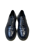 画像をギャラリービューアに読み込む, WING TIP AIR SOLE LEATHER SNEAKERS / NAVY [SIZE: US8.5 (27.5cm相当) USED]
