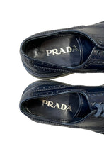画像をギャラリービューアに読み込む, WING TIP AIR SOLE LEATHER SNEAKERS / NAVY [SIZE: US8.5 (27.5cm相当) USED]
