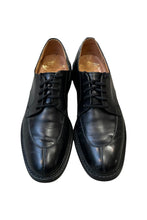 画像をギャラリービューアに読み込む, MADE IN ENGLAND CUSTOM GRADE V TIP LEATHER SHOES / BLACK [SIZE: US9.0 (27cm相当) USED]
