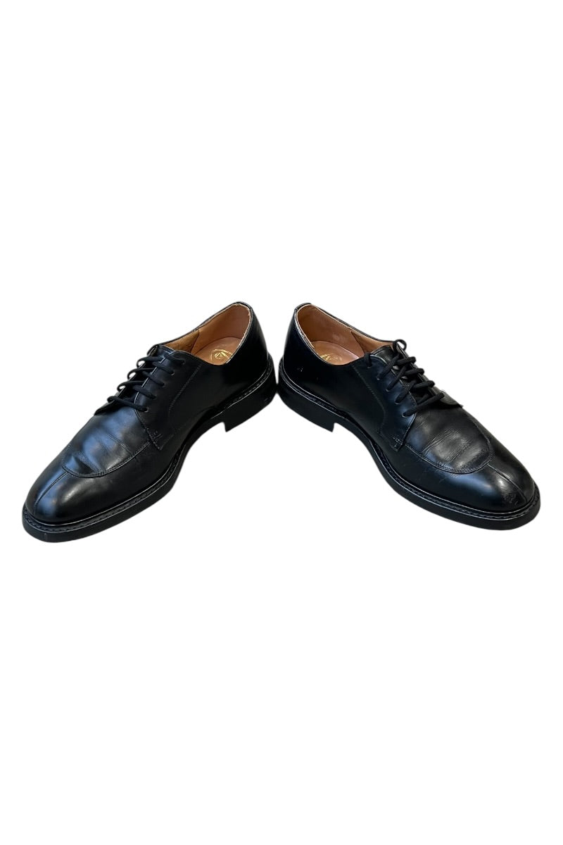 MADE IN ENGLAND CUSTOM GRADE V TIP LEATHER SHOES / BLACK [SIZE: US9.0 (equivalent to 27cm) USED]