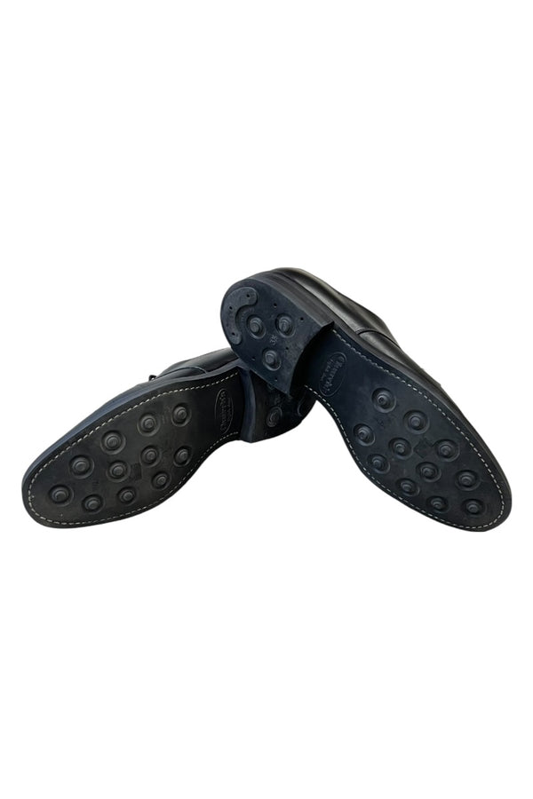 MADE IN ENGLAND CUSTOM GRADE V TIP LEATHER SHOES / BLACK [SIZE: US9.0 (equivalent to 27cm) USED]