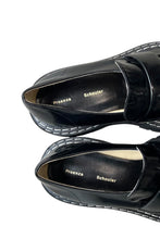 画像をギャラリービューアに読み込む, MADE IN ITALY LEATER LOAFER / BLACK [SIZE: US7.5 (26cm相当) USED]
