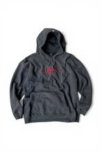 画像をギャラリービューアに読み込む, MADE IN RUSSIA 90'S-Y2K HOODIE SWEATSHIRT FADED BLACK / BLACK [SIZE: XL USED]
