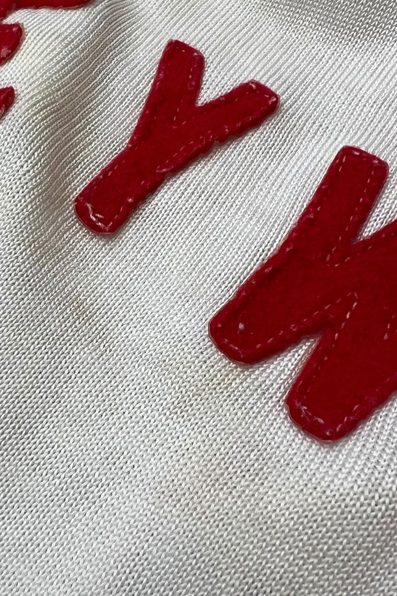 MADE IN USA 60-70'S HONEYWELL RINGER T-SHIRT / WHITE [SIZE: L USED]