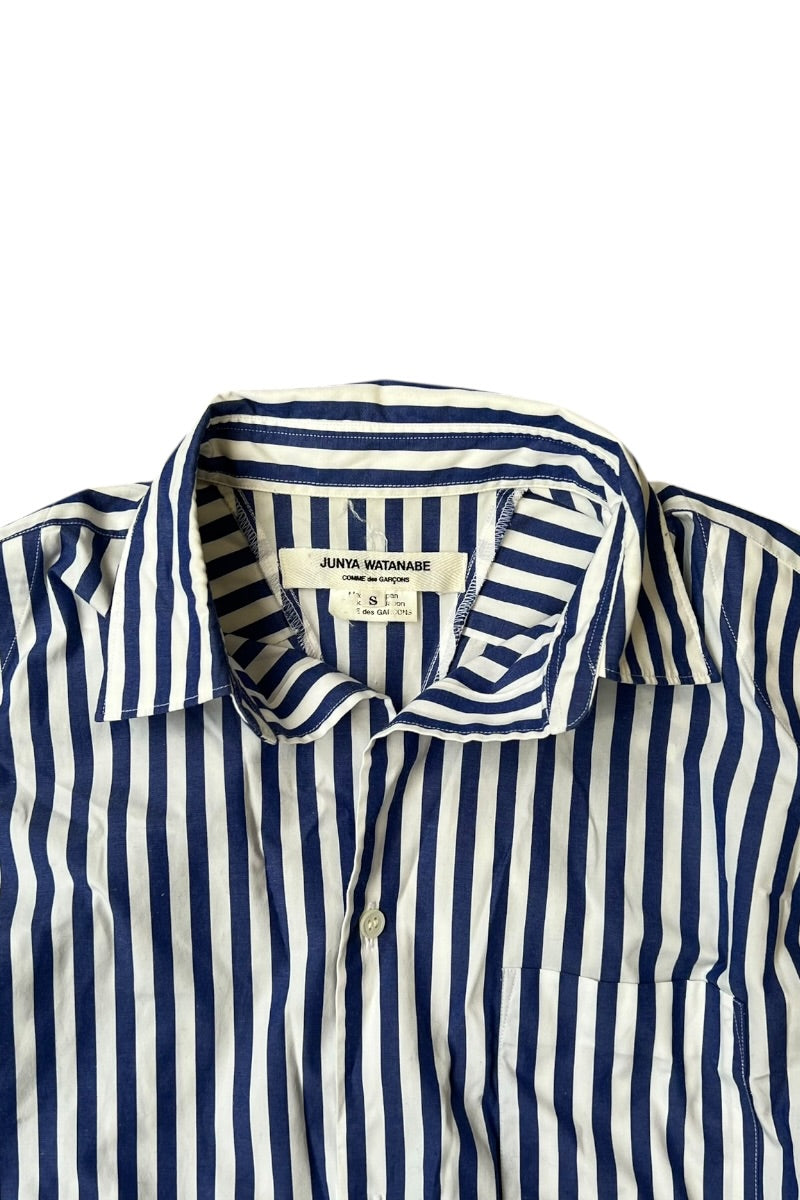 MADE IN JAPAN 18'S L/S STRIPE SHIRT / WHITE [SIZE: S USED]