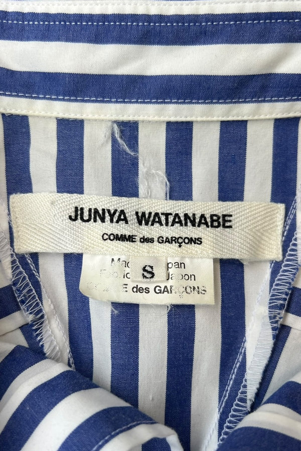 MADE IN JAPAN 18'S L/S STRIPE SHIRT / WHITE [SIZE: S USED]