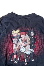 画像をギャラリービューアに読み込む, Y2K 02'S NARUTO ANIME T-SHIRT / BLACK [SIZE: M USED]
