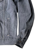 画像をギャラリービューアに読み込む, MADE IN ITALY 92'S 70503 02 DENIM JACKET / BLACK [SIZE: L USED]
