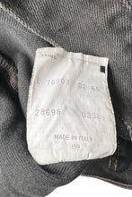 画像をギャラリービューアに読み込む, MADE IN ITALY 92'S 70503 02 DENIM JACKET / BLACK [SIZE: L USED]

