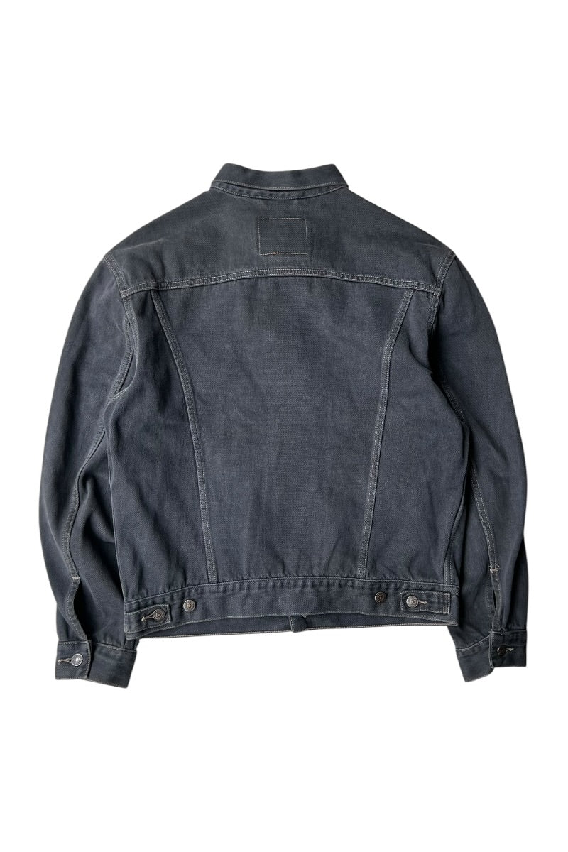 MADE IN ITALY 92'S 70503 02 DENIM JACKET / BLACK [SIZE: L USED]