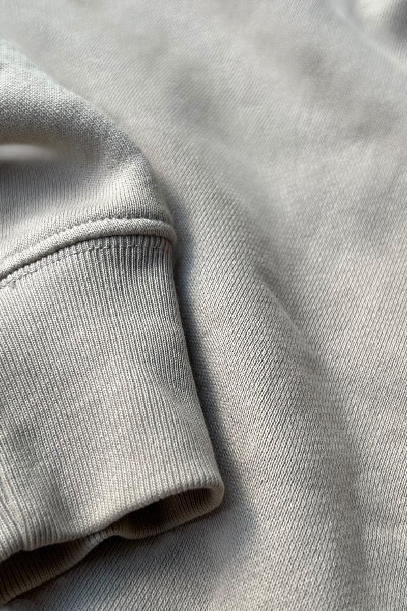MADE IN PORTUGAL MOCKNECK SWEATSHIRT / BEIGE [SIZE: M USED]
