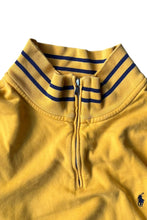 画像をギャラリービューアに読み込む, 90'S HALF-ZIP SWEATSHIRT / YELLOW [SIZE: XL USED]
