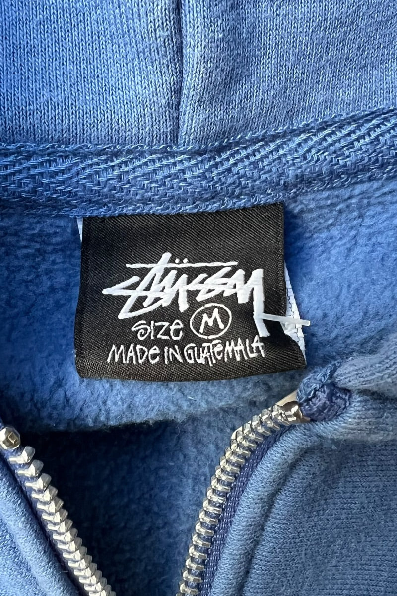 24AW KINGPIN ZIP HOODIE SWEATSHIRT / BLUE [SIZE: M USED]