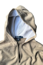 画像をギャラリービューアに読み込む, 90'S ZIP HOODIE SWEATSHIRT / BEIGE [SIZE: XL USED]

