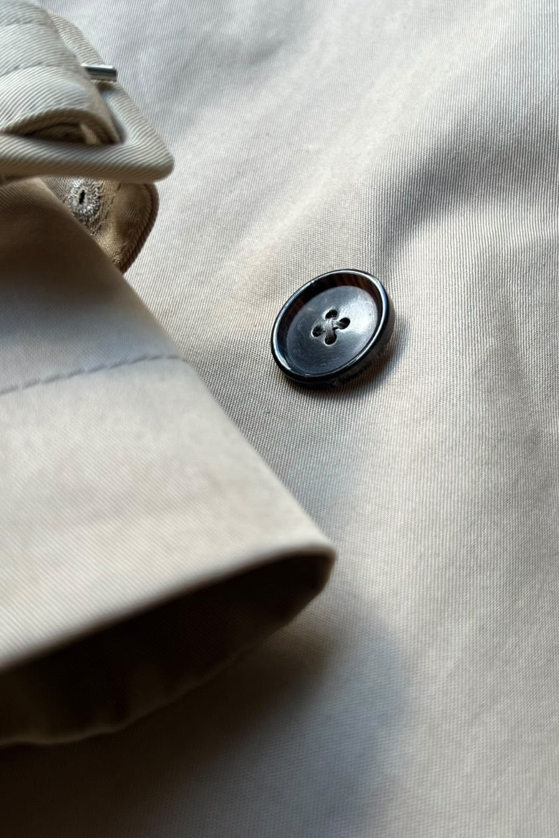 MADE IN ITALY 07'S TRENCH COAT / BEIGE [SIZE: 2 USED]