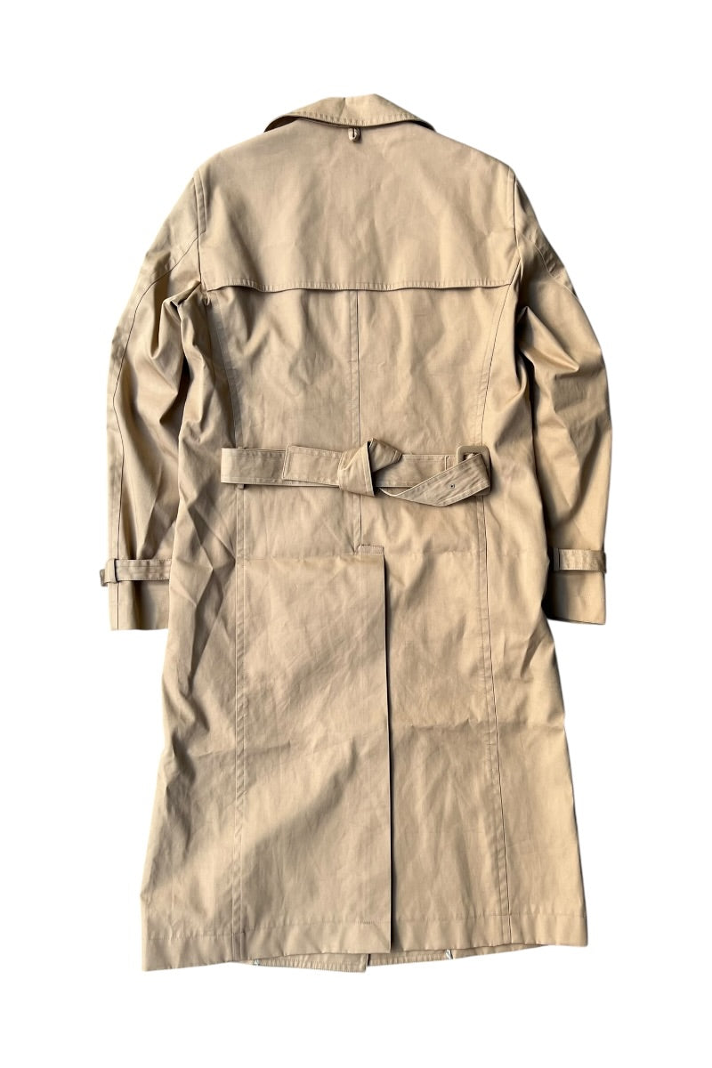 MADE IN ITALY 07'S TRENCH COAT / BEIGE [SIZE: 2 USED]