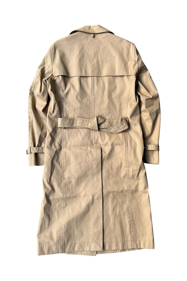 MADE IN ITALY 07'S TRENCH COAT / BEIGE [SIZE: 2 USED]