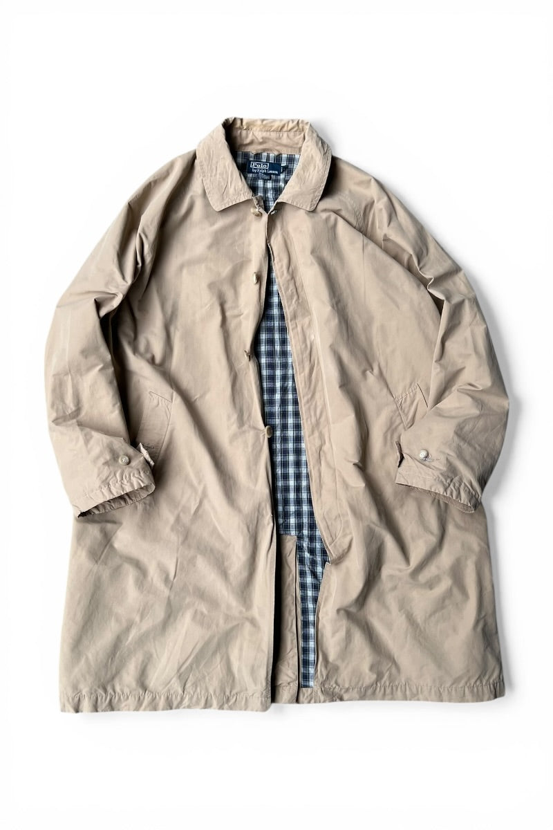 90'S BALMACAAN COAT / BEIGE [SIZE: L USED]