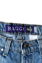 画像をギャラリービューアに読み込む, MADE IN USA 90'S SILVER TAB BAGGY DENIM PANTS / INDIGO [SIZE: 36 USED]
