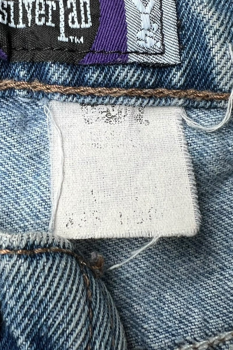 MADE IN USA 90'S SILVER TAB BAGGY DENIM PANTS / INDIGO [SIZE: 36 USED]