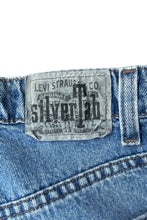 画像をギャラリービューアに読み込む, MADE IN USA 90'S SILVER TAB BAGGY DENIM PANTS / INDIGO [SIZE: 36 USED]
