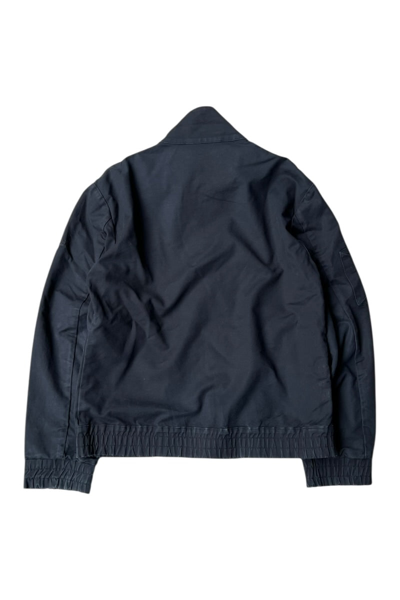 COTTON ZIP JACKET / BLACK [SIZE: S USED]