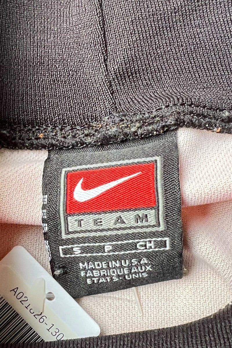 MADE IN USA Y2K EARLY 00'S L/S GAME SHIRT / ORANGE [SIZE: S USED]