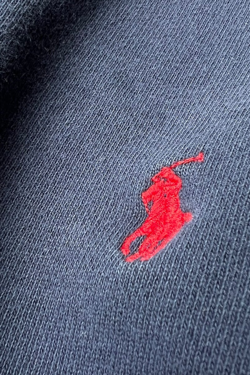 90'S ONE POINT LOGO SWEATSHIRT / NAVY [SIZE: L USED]