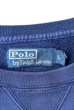 画像をギャラリービューアに読み込む, 90'S ONE POINT LOGO SWEATSHIRT / NAVY [SIZE: L USED]
