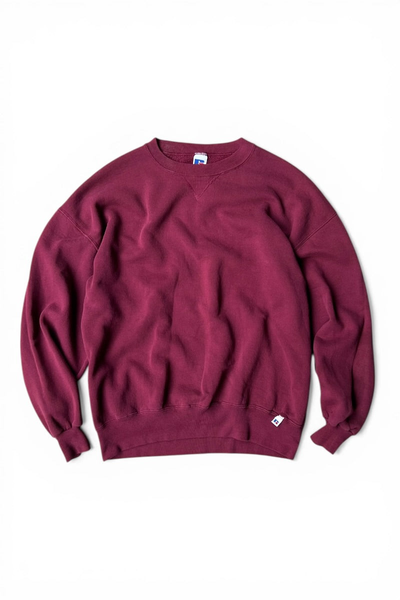 MADE IN USA 90'S SWEATSHIRT / BURGUNDY [SIZE: XL USED]