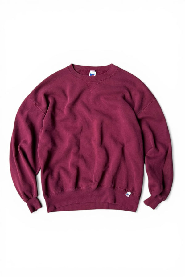 MADE IN USA 90년대 스웻셔츠 / 버건디 [사이즈: XL USED]