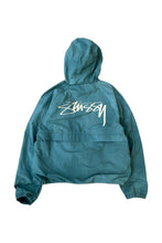 画像をギャラリービューアに読み込む, WAVE DYE BEACH SHELL JACKET / BLUE [SIZE: L USED]
