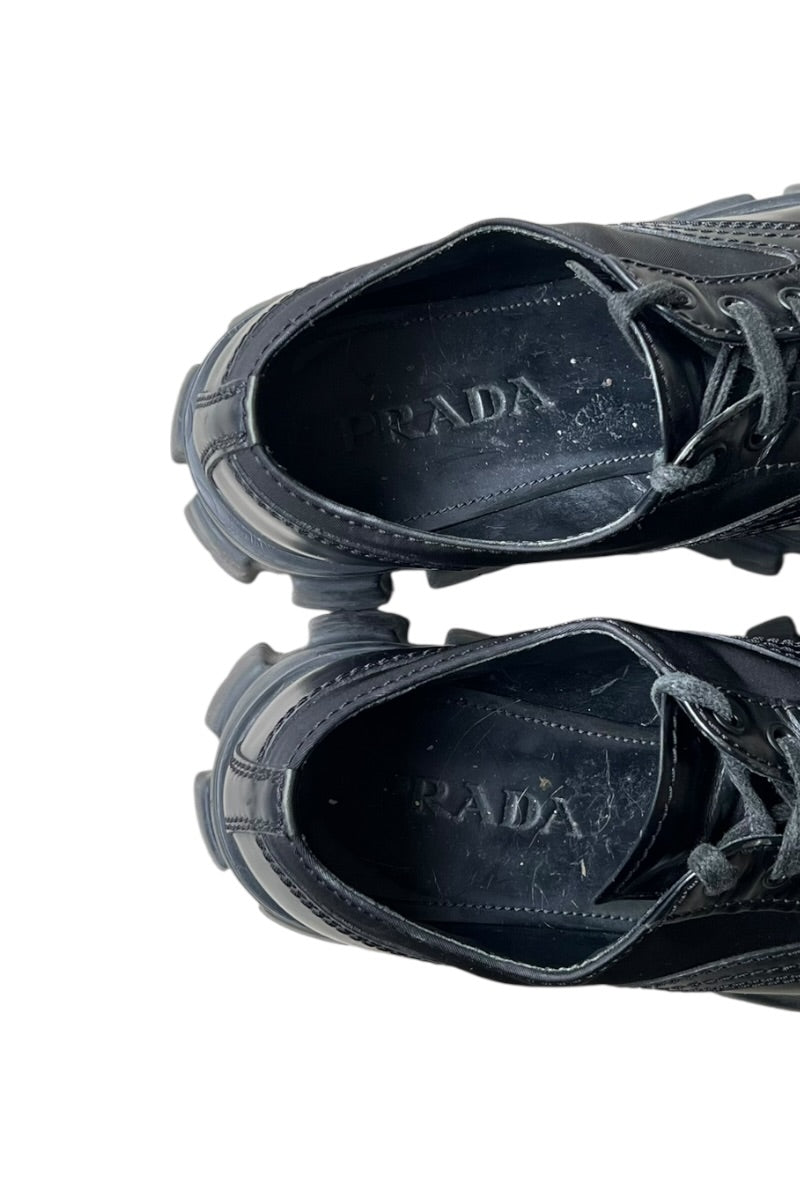 MADE IN ITALY 19AW MONOLITH LEATHER SHOES / BLACK [SIZE: US 7.5 (approx. 26cm) USED]