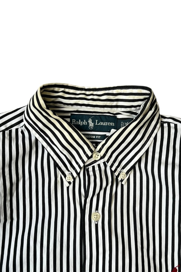 90'S L/S STRIPE SHIRT / STRIPE [SIZE: M USED]