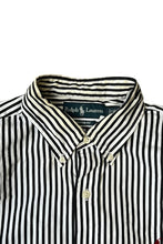 画像をギャラリービューアに読み込む, 90'S L/S STRIPE SHIRT / STRIPE [SIZE: M USED]
