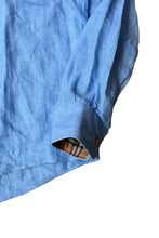 画像をギャラリービューアに読み込む, MADE IN USA L/S LINEN SHIRT / BLUE [SIZE: M USED]
