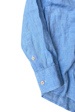 画像をギャラリービューアに読み込む, MADE IN USA L/S LINEN SHIRT / BLUE [SIZE: M USED]
