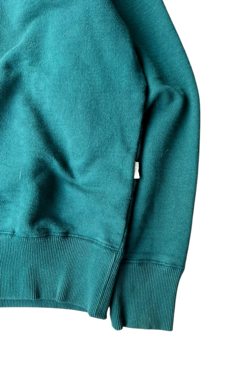 MADE IN CANADA 21'S CREW NECK SWEATSHIRT / GREEN [SIZE: M USED]