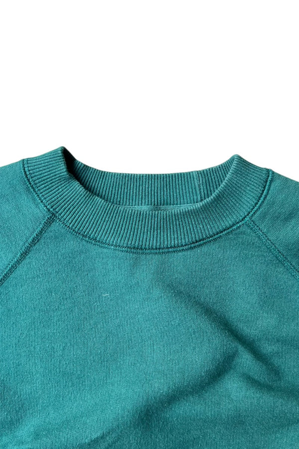 MADE IN CANADA 21'S CREW NECK SWEATSHIRT / GREEN [SIZE: M USED]