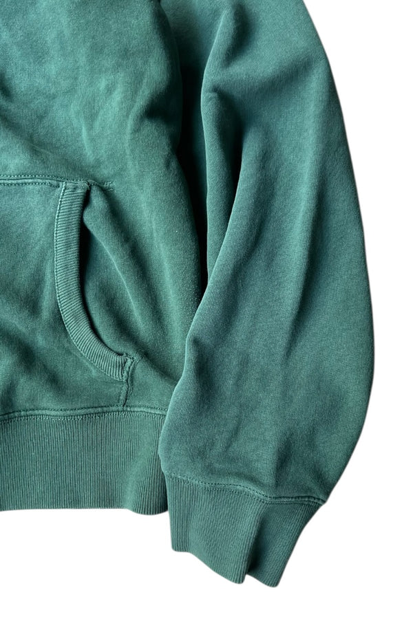 ZIP HOODIE SWEATSHIRT / GREEN [SIZE: XL USED]